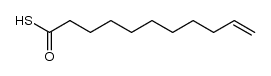 undec-10-enethioic S-acid Structure