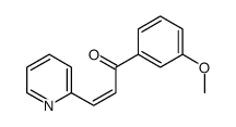 1-(3-methoxyphenyl)-3-pyridin-2-ylprop-2-en-1-one结构式