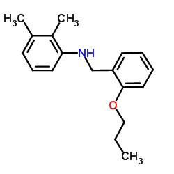 2,3-Dimethyl-N-(2-propoxybenzyl)aniline结构式