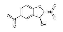 (2S,3S)-2,5-dinitro-2,3-dihydrobenzofuran-3-ol结构式