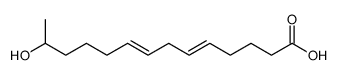 13-hydroxytetradeca-5,8-dienoic acid Structure