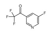 2,2,2-trifluoro-1-(5-fluoropyridin-3-yl)ethanone Structure