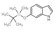 6-(叔丁基二甲基甲硅烷基氧基)-吲哚结构式