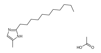 acetic acid,5-methyl-2-undecyl-1H-imidazole Structure