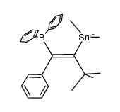 Ph2BC(Ph)C(SnMe3)tBu结构式