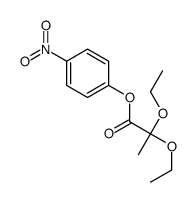 (4-nitrophenyl) 2,2-diethoxypropanoate结构式