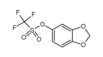 3,4-methylenedioxyphenyl triflate结构式