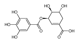 5-O-Galloyl-(-)-shikimic acid结构式