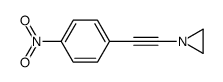 1-[2-(4-nitrophenyl)ethynyl]aziridine结构式