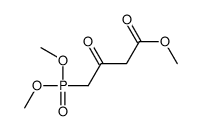 methyl 4-dimethoxyphosphoryl-3-oxobutanoate结构式