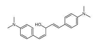 1,5-bis[4-(dimethylamino)phenyl]penta-1,4-dien-3-ol Structure