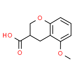 5-Methoxychroman-3-carboxylic acid Structure