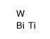 bismuth,oxotungsten,sodium,titanium Structure