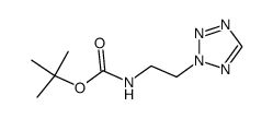 tert-butyl [2-(2H-tetrazol-2-yl)ethyl]carbamate结构式