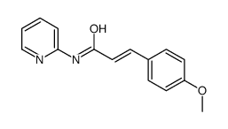 3-(4-methoxyphenyl)-N-pyridin-2-ylprop-2-enamide结构式