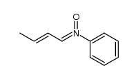 (NZ)-N-(but-2-en-1-ylidene)aniline oxide结构式