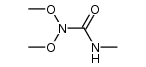 1,2-dimethoxy-3-methylurea Structure