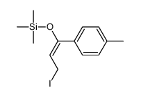 [3-iodo-1-(4-methylphenyl)prop-1-enoxy]-trimethylsilane Structure