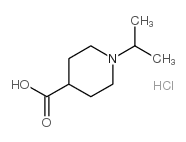 1-ISOPROPYL-PIPERIDINE-4-CARBOXYLIC ACID HYDROCHLORIDE Structure