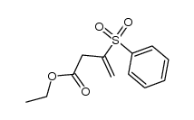 ethyl 3-(phenylsulfonyl)but-3-enoate Structure