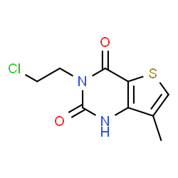 3-(2-CHLOROETHYL)-7-METHYL-1,2,3,4-TETRAHYDROTHIENO[3,2-D]PYRIMIDINE-2,4-DIONE picture