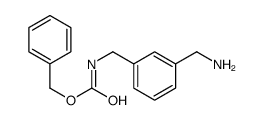 苄基 n-[3-(氨基甲基)苄基]氨基甲酸酯结构式
