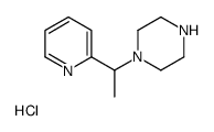 1-(1-(pyridin-2-yl)ethyl)piperazine hydrochloride Structure