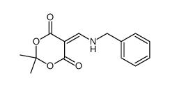 2,2-dimethyl-4,6-dioxo-5-(N-benzylaminomethylene)-1,3-dioxane Structure