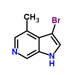 3-bromo-4-Methyl-6-azaindole结构式