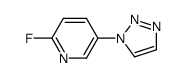 2-fluoro-5-(1H-1,2,3-triazol-1-yl)pyridine Structure