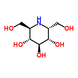 a-Homonojirimycin structure