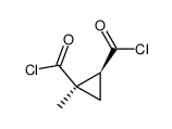1,2-Cyclopropanedicarbonyl dichloride, 1-methyl-, cis- (9CI) picture