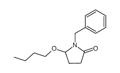 1-benzyl-2-oxo-5-n-butyloxy pyrrolidine结构式