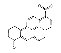 1-Nitro-9,10-dihydrobenzopyren-7(8H)-one结构式