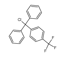 Chlordiphenyl[4-(trifluormethyl)phenyl]methan结构式