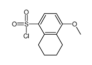 4-methoxy-5,6,7,8-tetrahydro-1-naphthalenesulfonyl chloride(SALTDATA: FREE)结构式