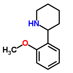 2-(2-Methoxyphenyl)piperidine Structure