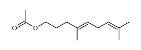 (E)-4,8-dimethylnona-4,7-dien-1-yl acetate结构式