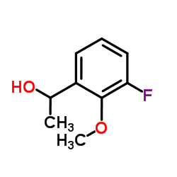 1-(3-Fluoro-2-methoxyphenyl)ethanol Structure