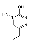 4-amino-6-ethyl-2,5-dihydro-1,2,4-triazin-3-one结构式
