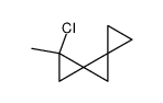 1-methyl-1-chlorodispiro(2.0.2.1)heptane结构式