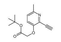 tert-butyl [(2-ethynyl-6-methylpyridin-3-yl)oxy]cetate Structure