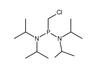 P-(chloromethyl)-N,N,N',N'-tetraisopropylphosphonous diamide Structure