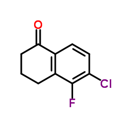 6-Chloro-5-fluoro-3,4-dihydronaphthalen-1(2H)-one structure