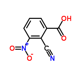 2-氰基-3-硝基苯甲酸结构式