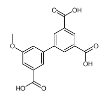 5-(3-carboxy-5-methoxyphenyl)benzene-1,3-dicarboxylic acid Structure