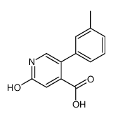 5-(3-methylphenyl)-2-oxo-1H-pyridine-4-carboxylic acid Structure