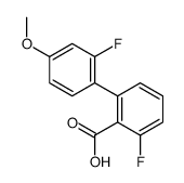 2-fluoro-6-(2-fluoro-4-methoxyphenyl)benzoic acid Structure