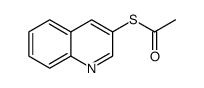 S-(quinolin-3-yl) ethanethioate结构式