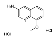 3-Amino-8-methoxyquinoline dihydrochloride structure